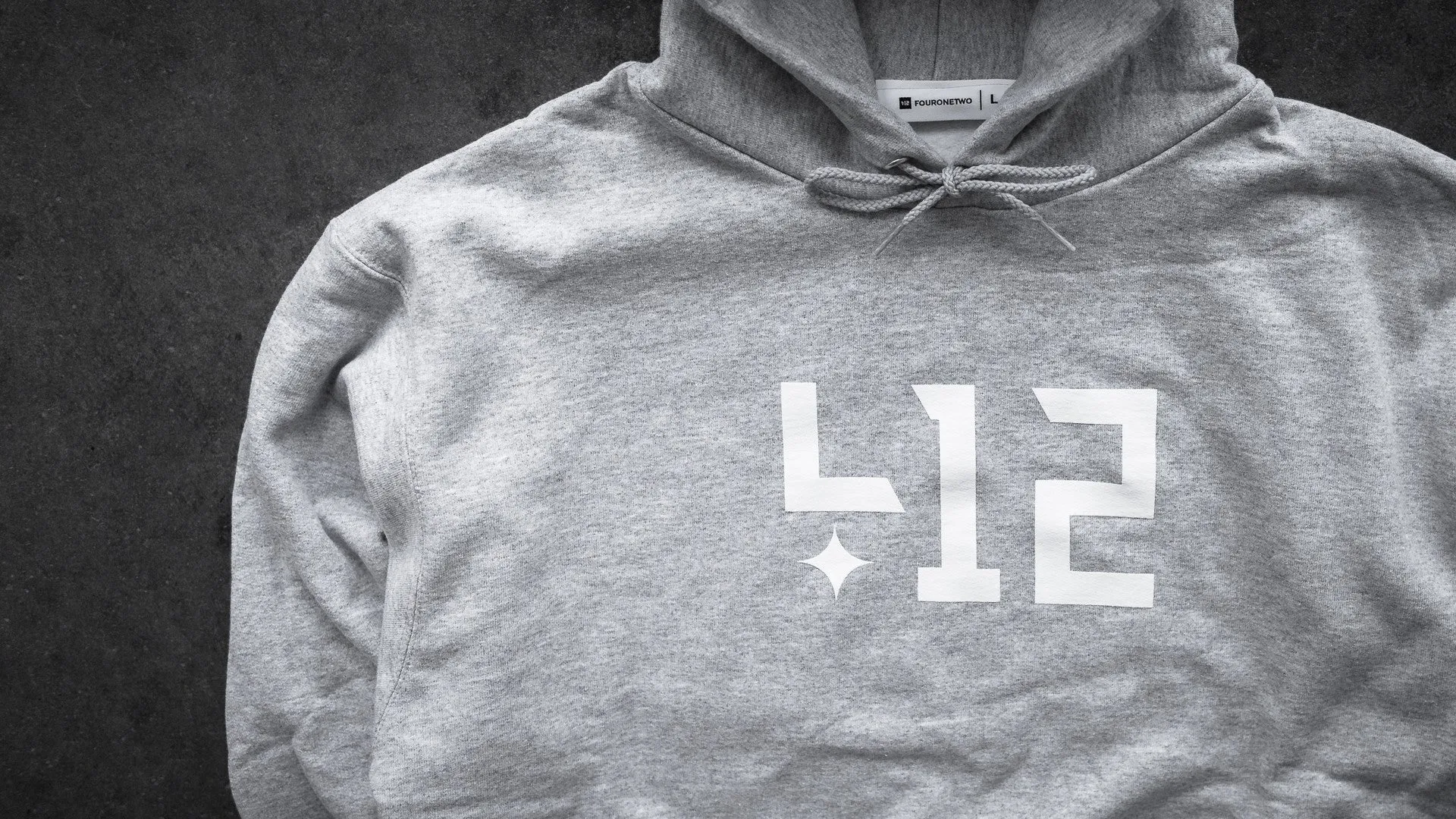 412® Hoodie - Steel Grey