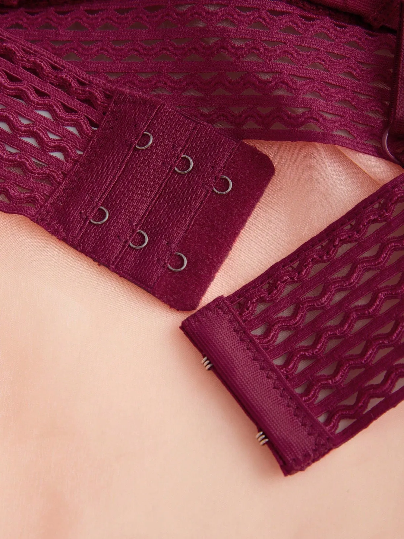 4pcs Lace Overlay Bralet
