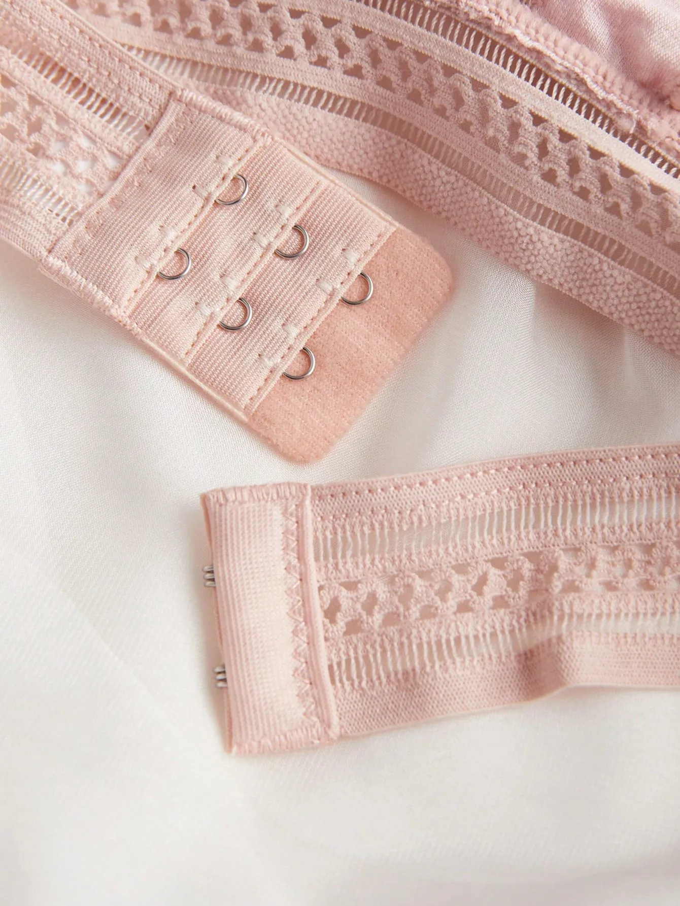 4pcs Lace Overlay Bralet
