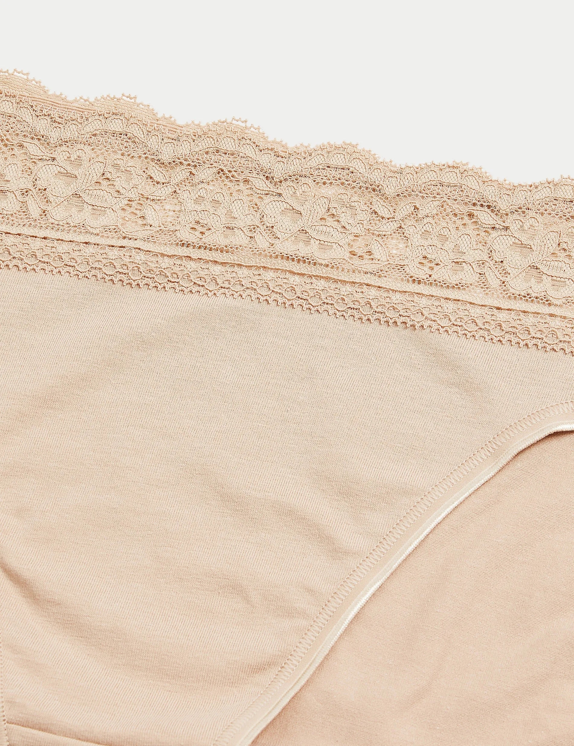 5 pcs Marks & Spencer cotton, lycra and lace panties