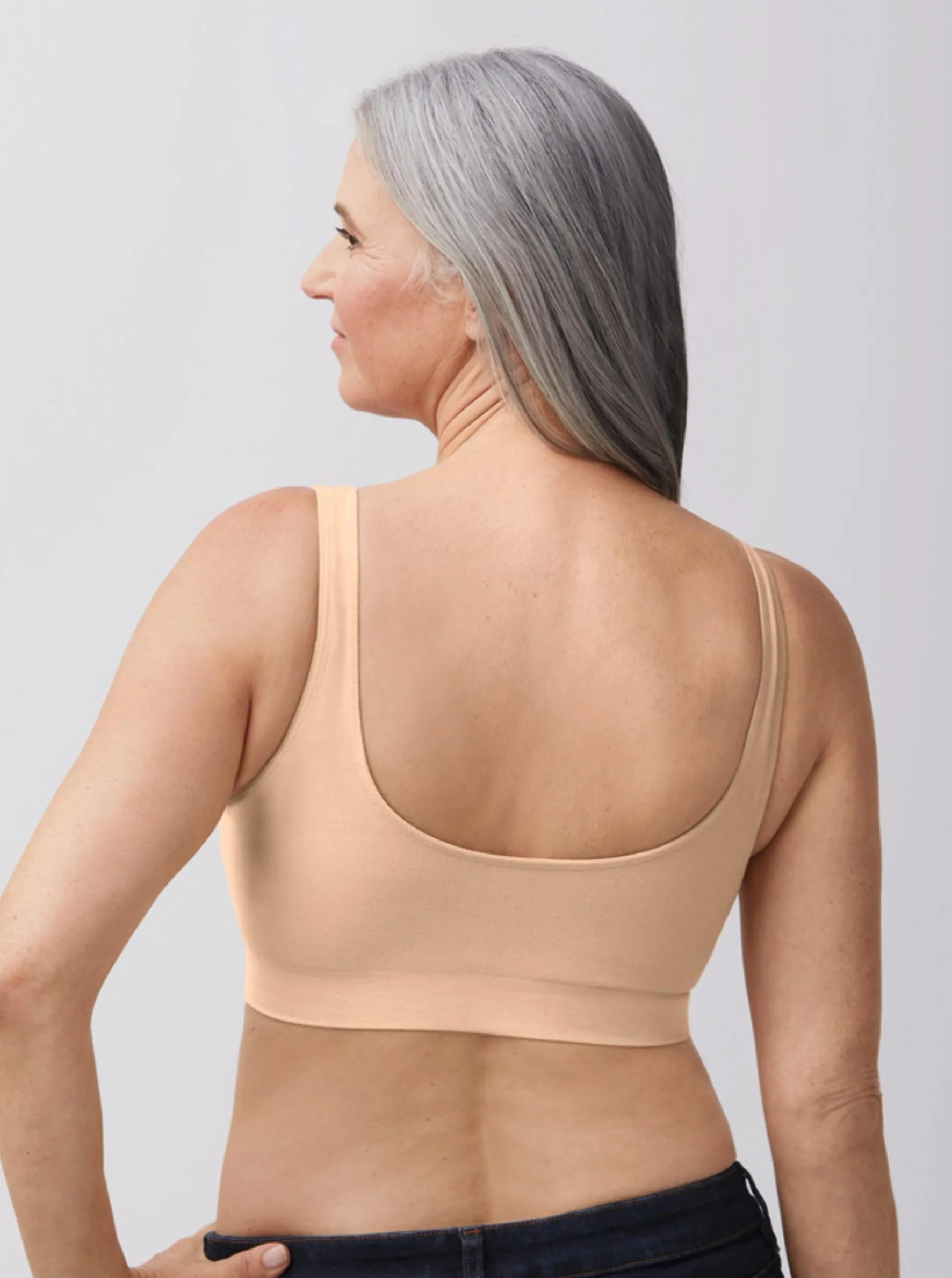 Amoena Becky Wire Free Mastectomy Bra - Rose Nude
