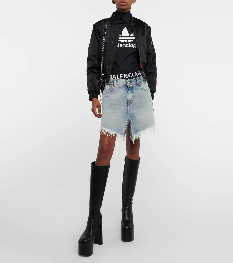 BALENCIAGA Cotton Jersey Briefs, Black