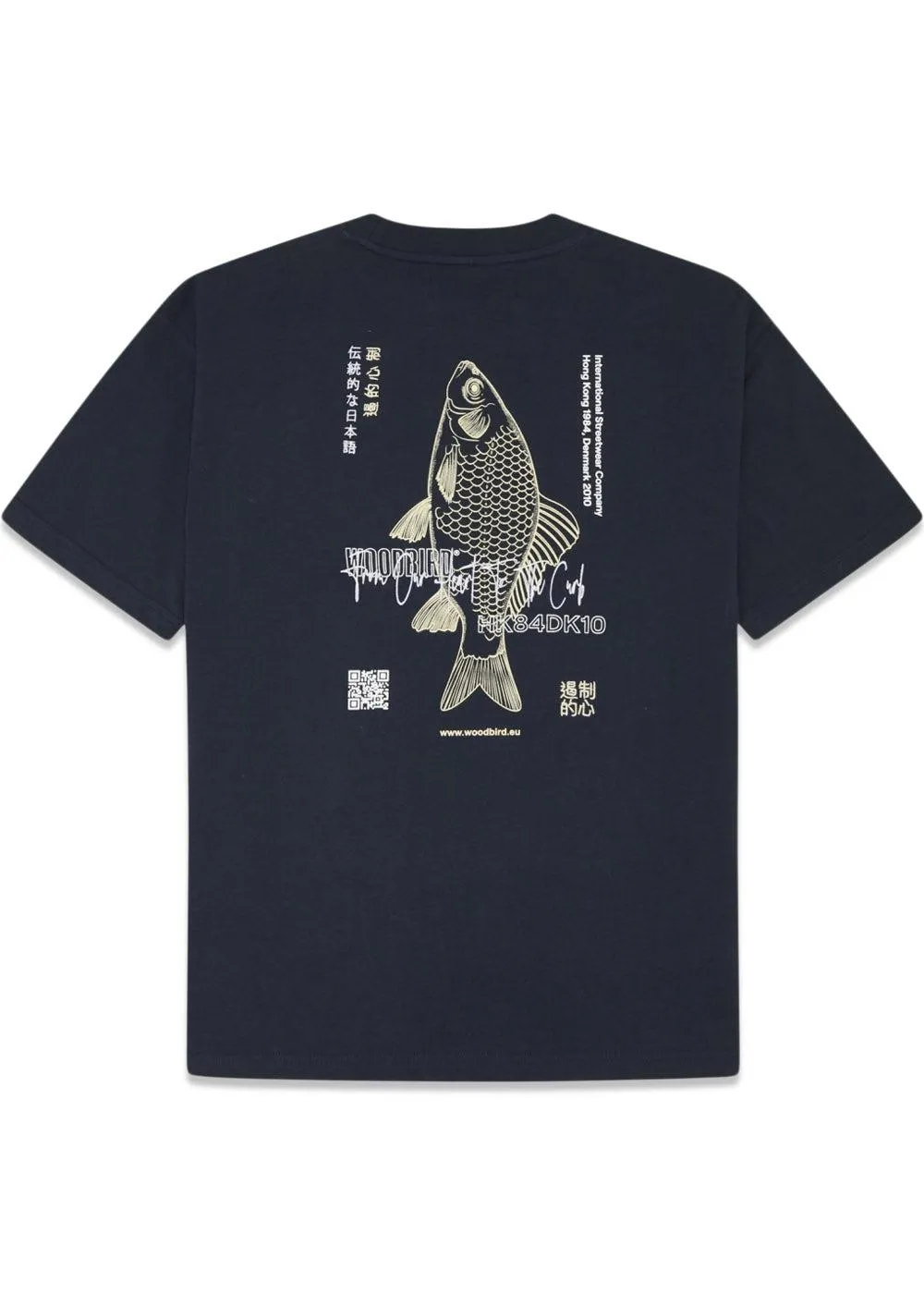 Balo Fish Graphic Tee - Navy Blue, Stylish and Comfortable Casual Wear