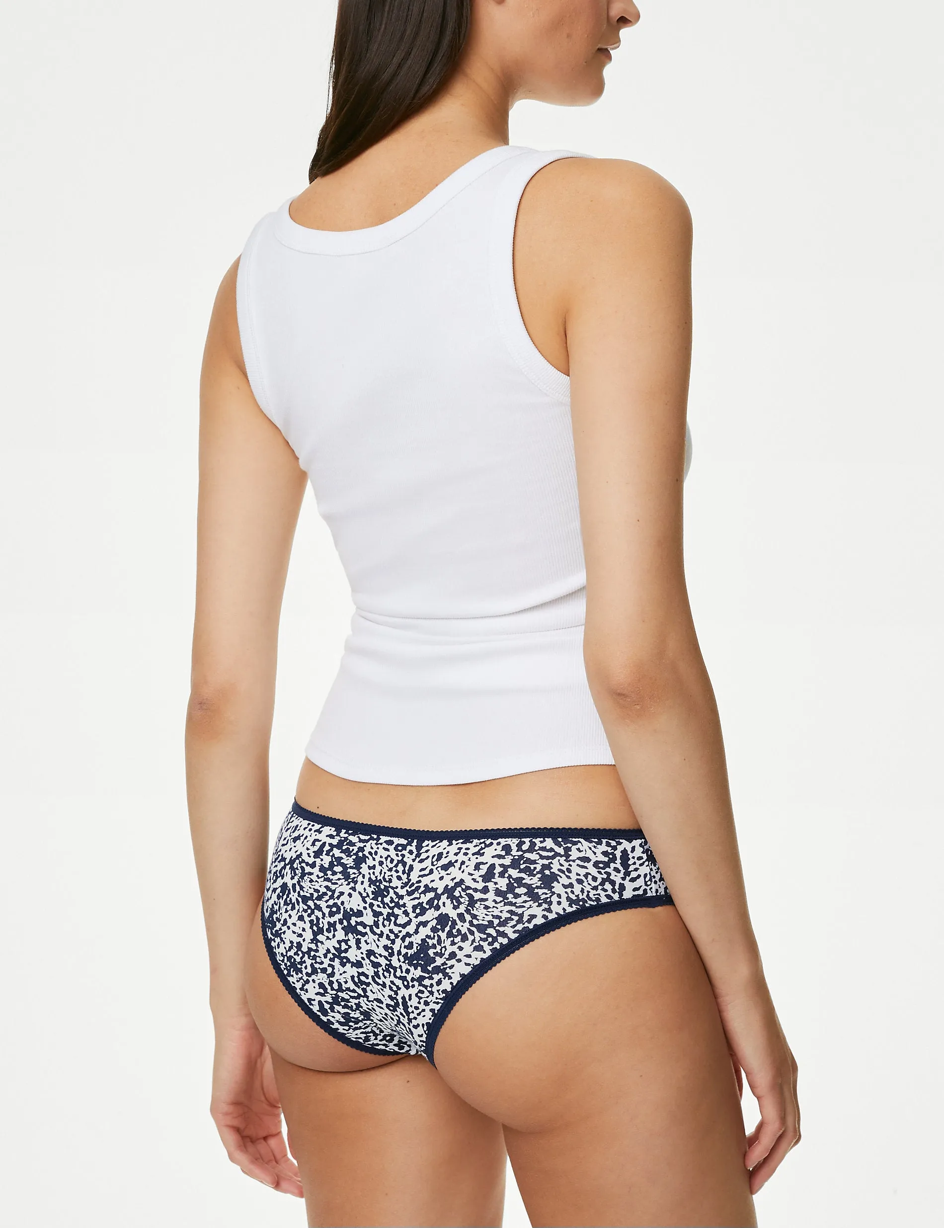Brazilian cotton and lycra panties, 5 pcs. Marks & Spencer