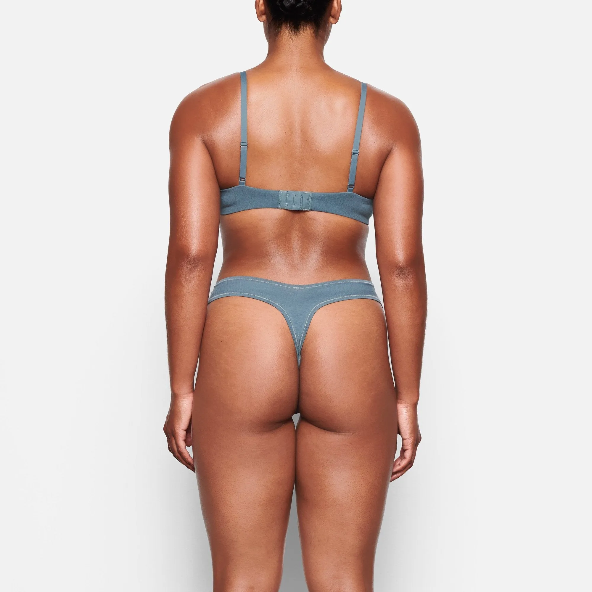 COTTON JERSEY UNDERWIRE BRA | KYANITE