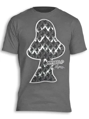 Ethereum Money Myxed Up Mushroom T-Shirt - Grey