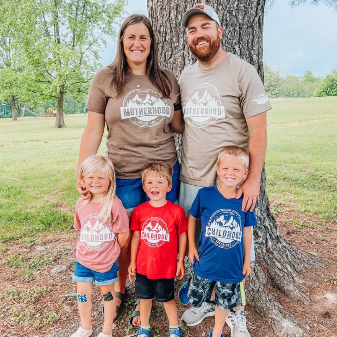 Fatherhood(Full Size) w/ Sleeve Detail   Childhood (Full Size) - The Greatest Adventure - Set of 2 Shirts