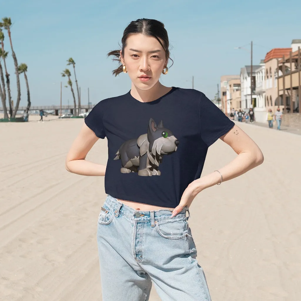 Grey Dog Women's Flowy Cropped Tee
