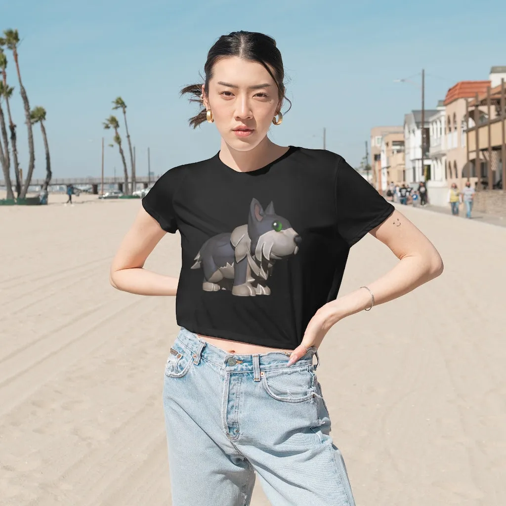 Grey Dog Women's Flowy Cropped Tee