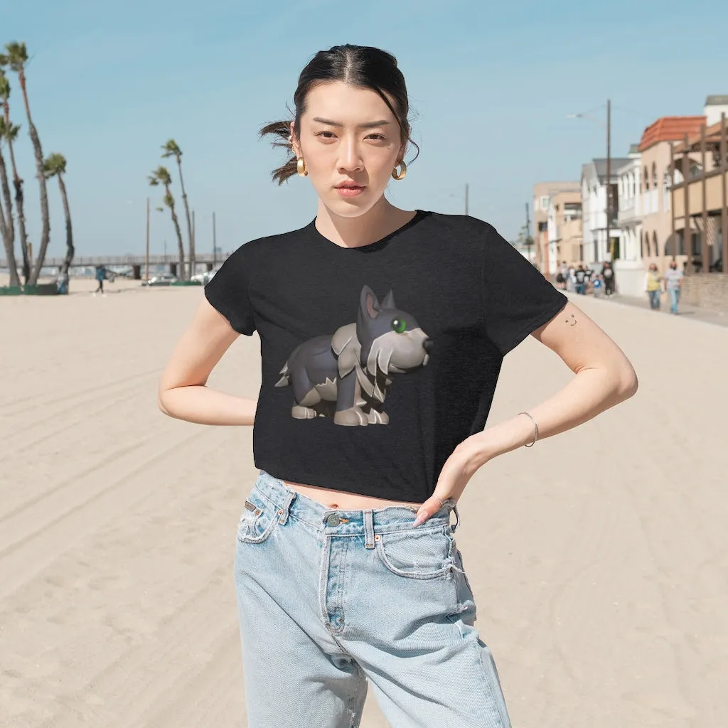 Grey Dog Women's Flowy Cropped Tee