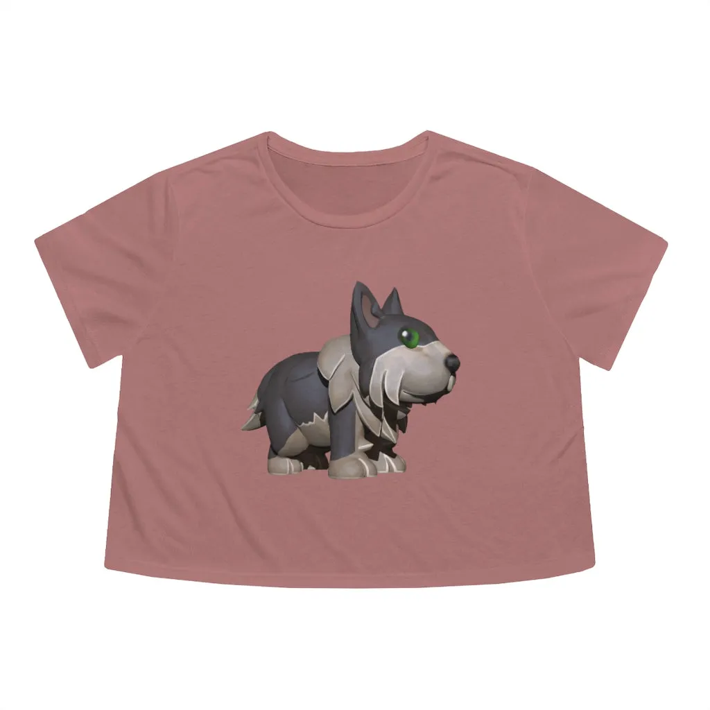 Grey Dog Women's Flowy Cropped Tee