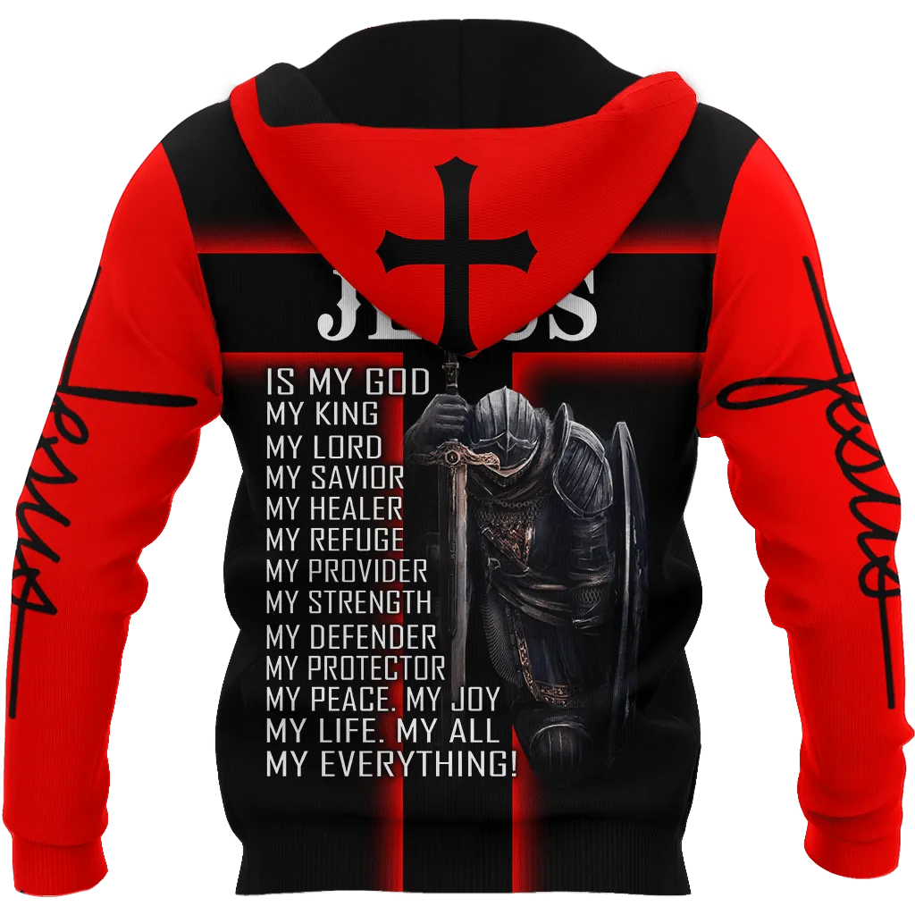 Knights Templar Commandery Hoodie - 3D Printed