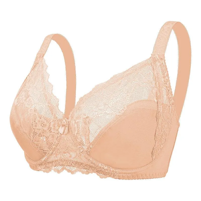 Lace Underwear EF Cup Bra Adjustment Large Breasts Showing Small Comfortable Steel Rings Women's Bras