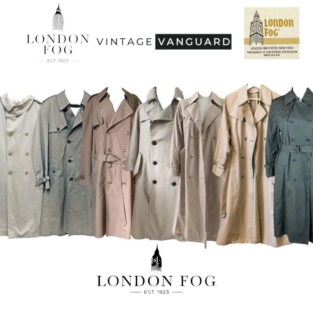 London Fog Trench Coats 10 Pcs