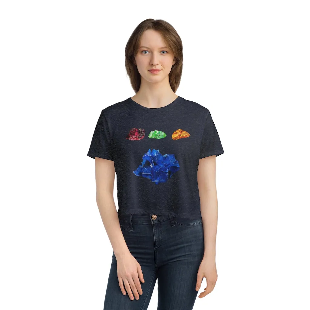 Minerals Women's Flowy Cropped Tee