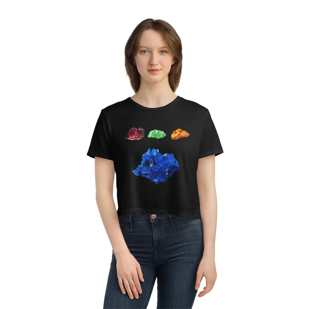 Minerals Women's Flowy Cropped Tee
