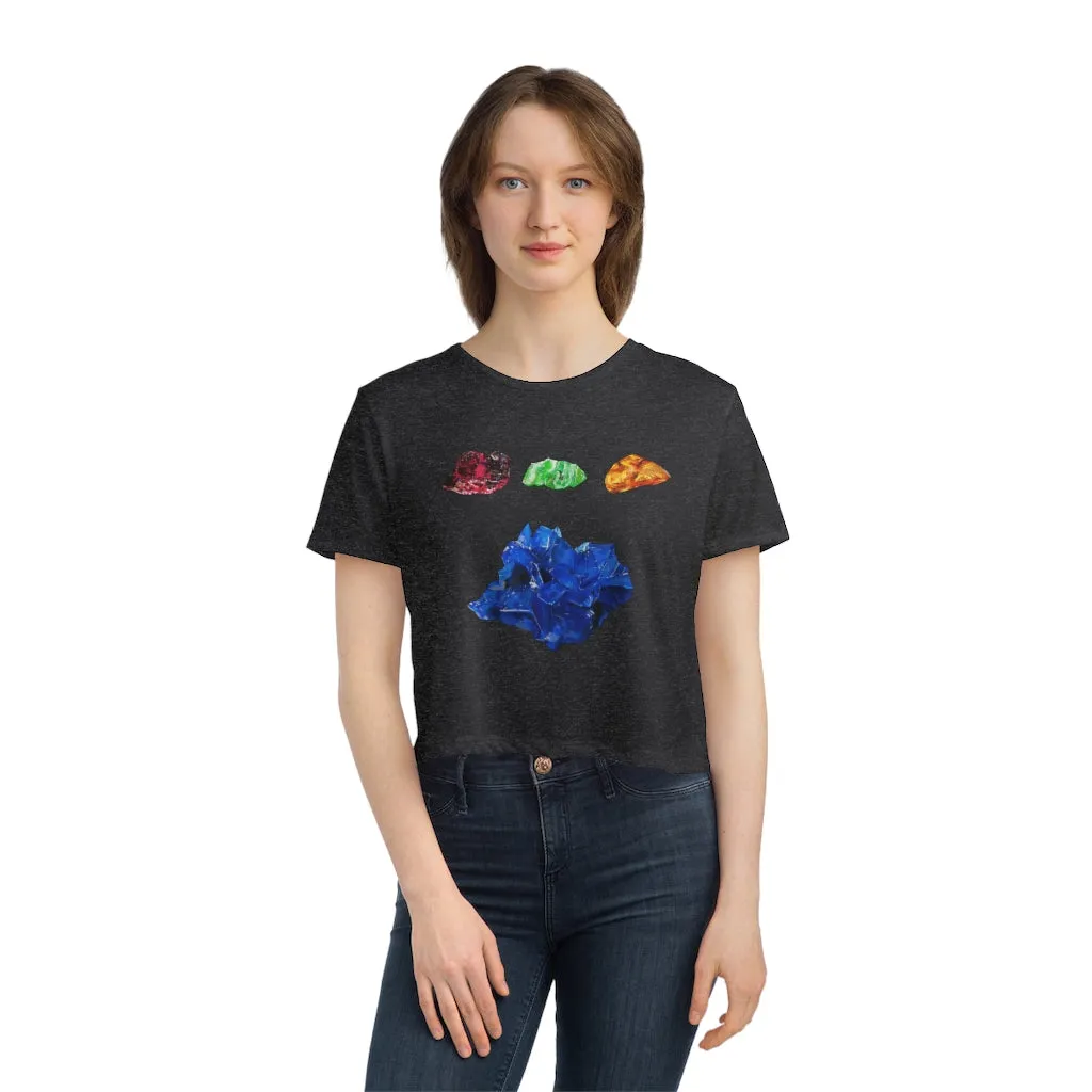 Minerals Women's Flowy Cropped Tee