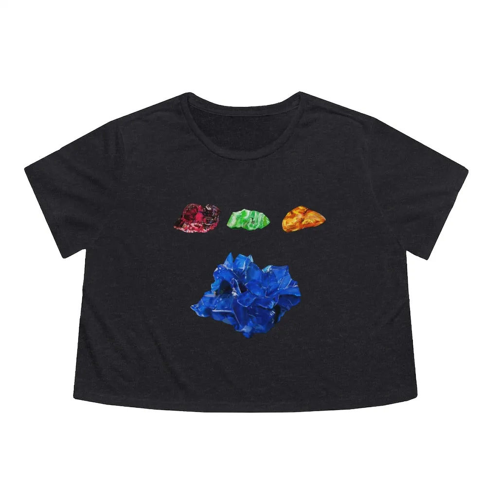 Minerals Women's Flowy Cropped Tee