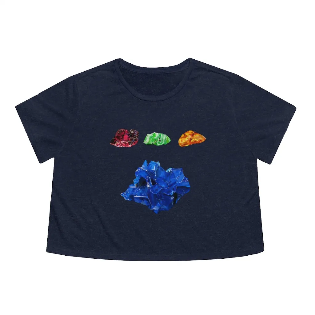 Minerals Women's Flowy Cropped Tee