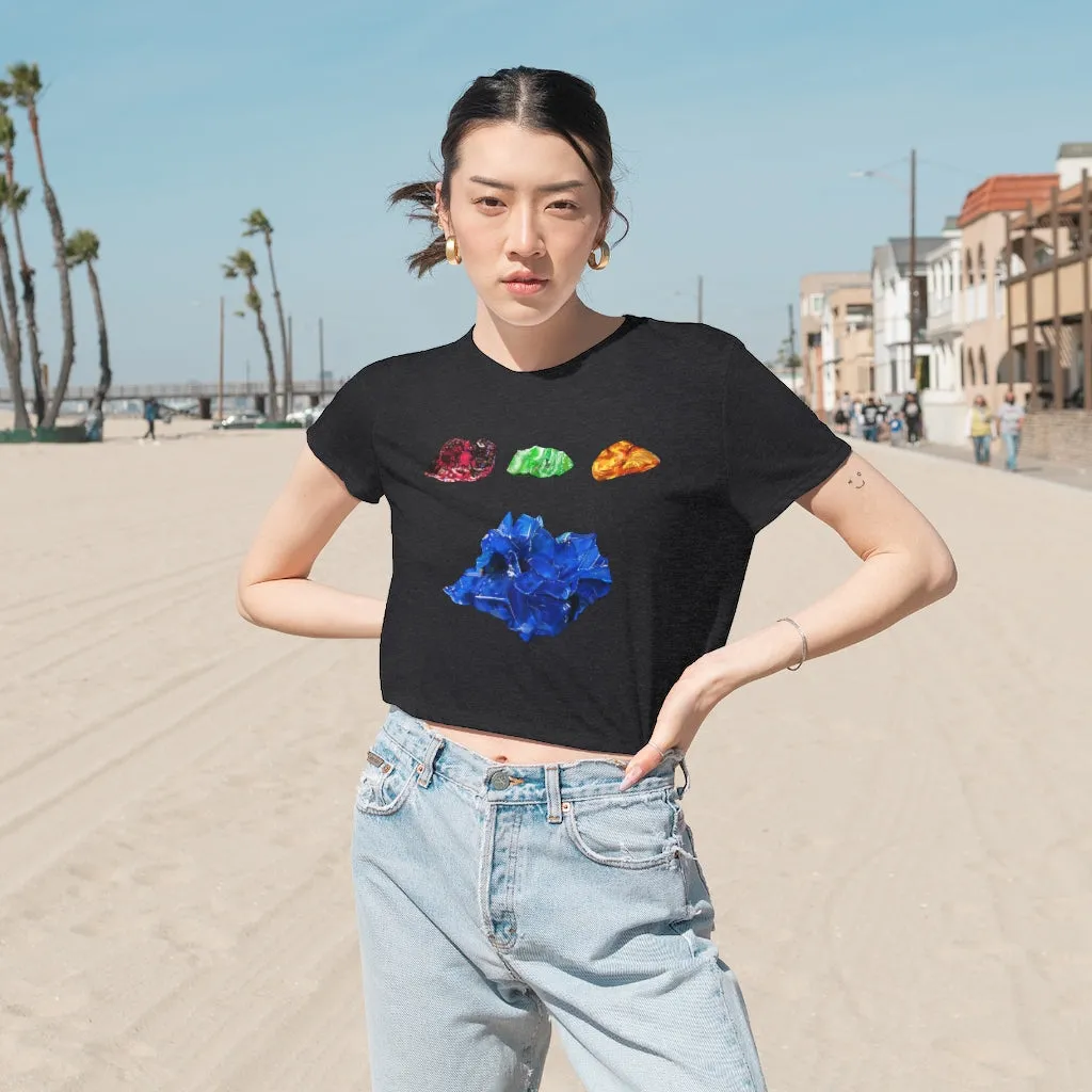 Minerals Women's Flowy Cropped Tee