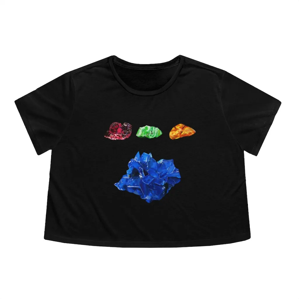 Minerals Women's Flowy Cropped Tee