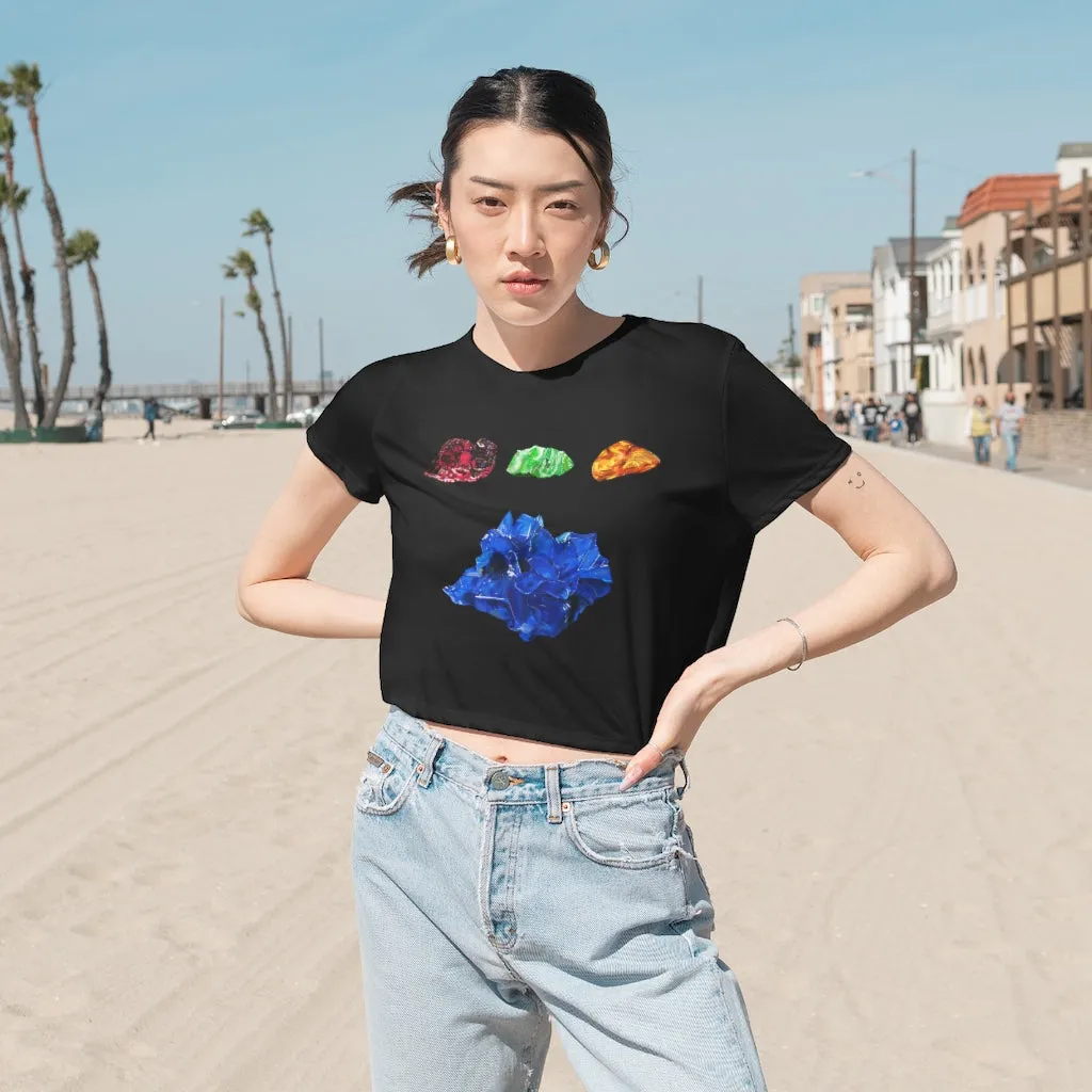 Minerals Women's Flowy Cropped Tee