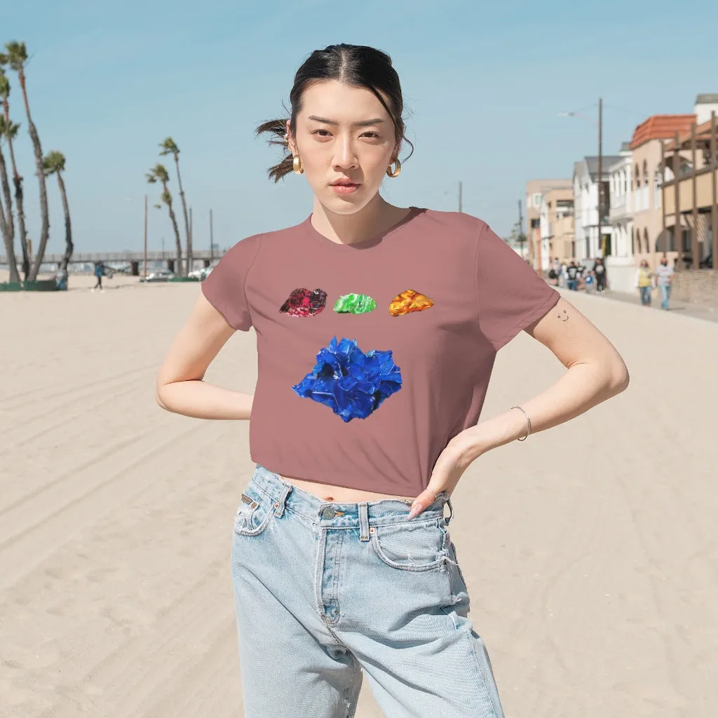Minerals Women's Flowy Cropped Tee