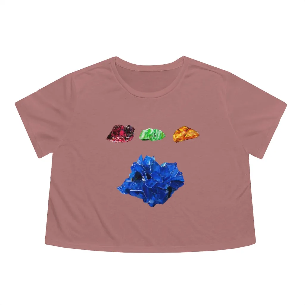 Minerals Women's Flowy Cropped Tee