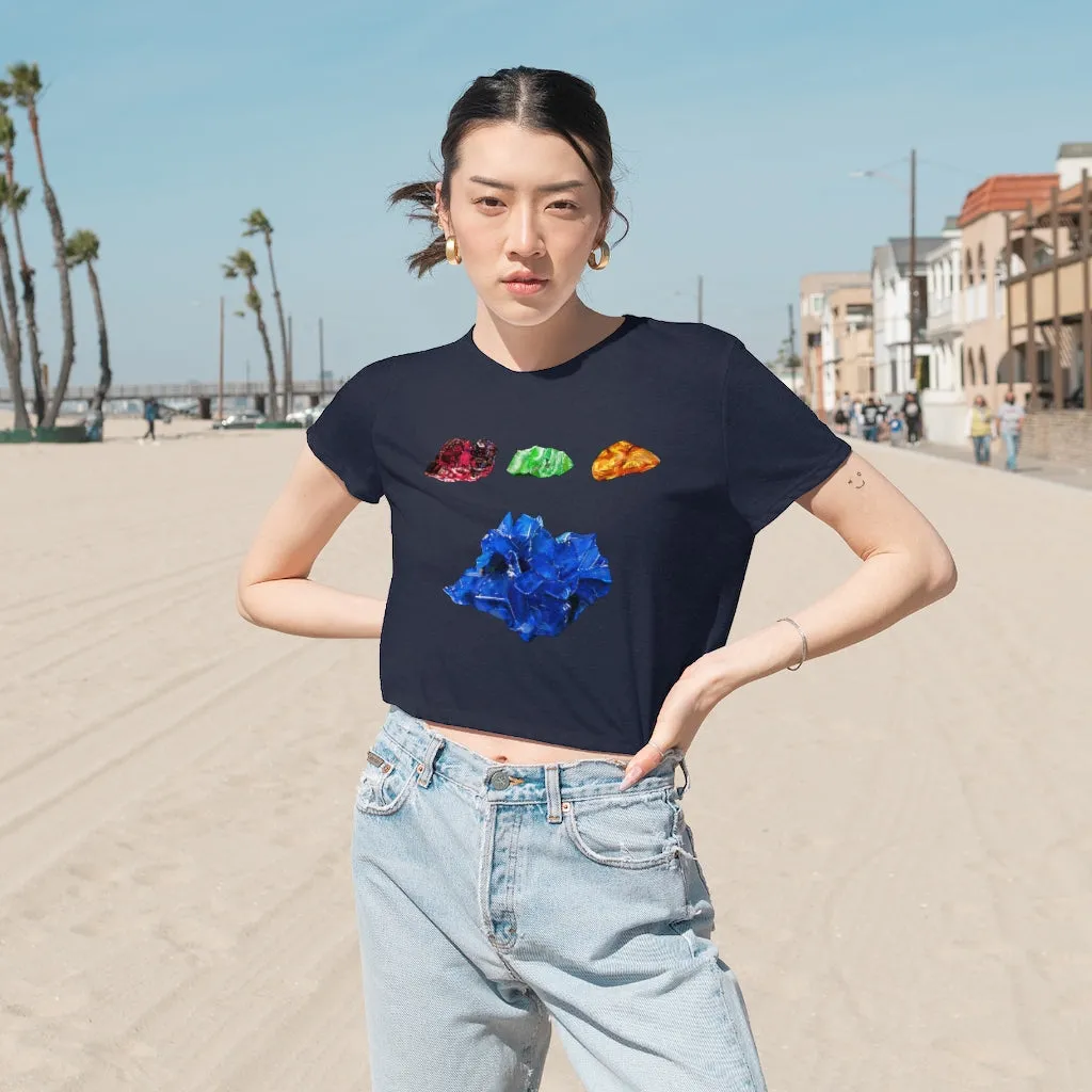 Minerals Women's Flowy Cropped Tee