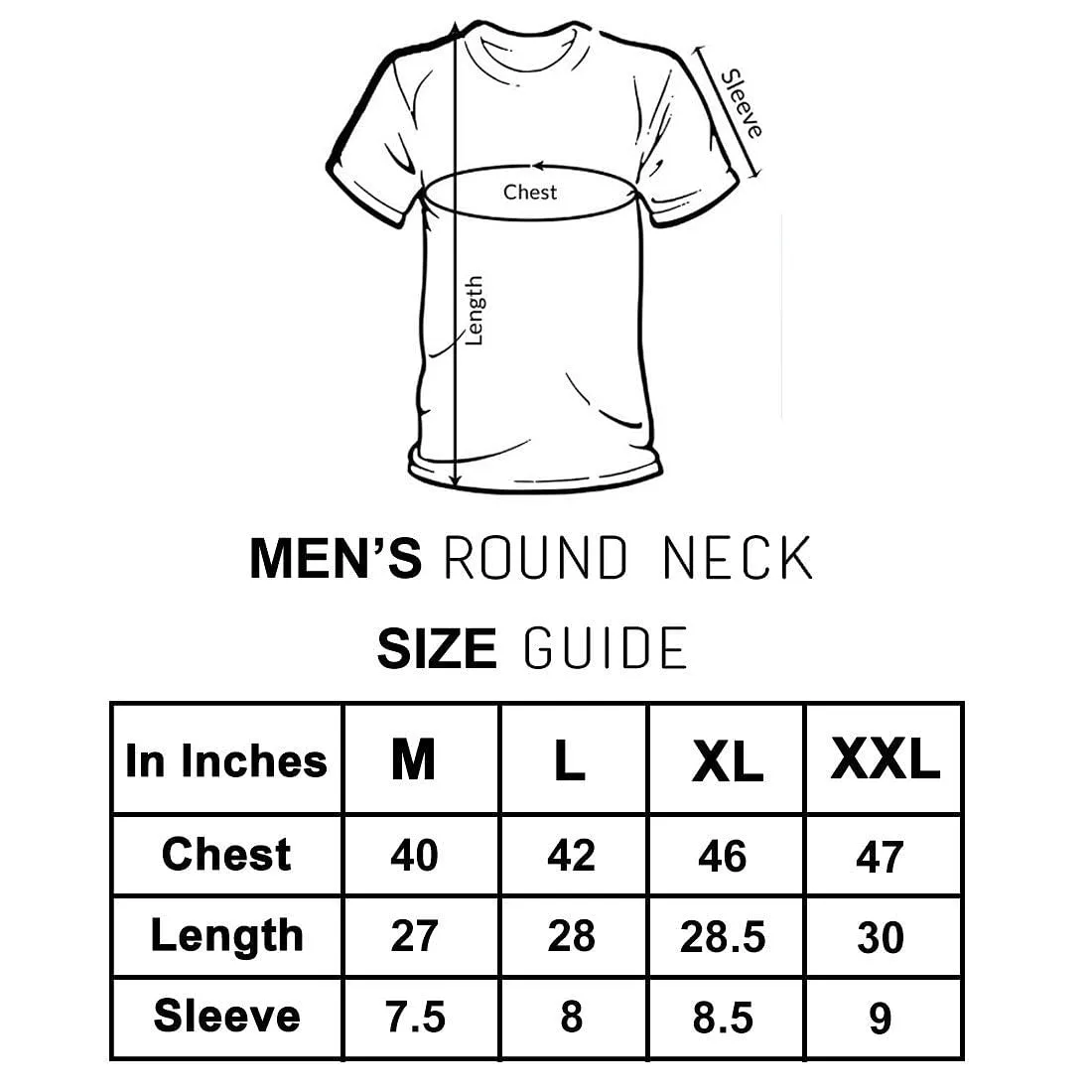 Nutcase Designer Round Neck Men's T-Shirt Wrinkle-Free Poly Cotton Tees - Symbol of Life Style