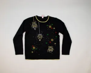 Ornaments And Snowflakes-Small Christmas Sweater
