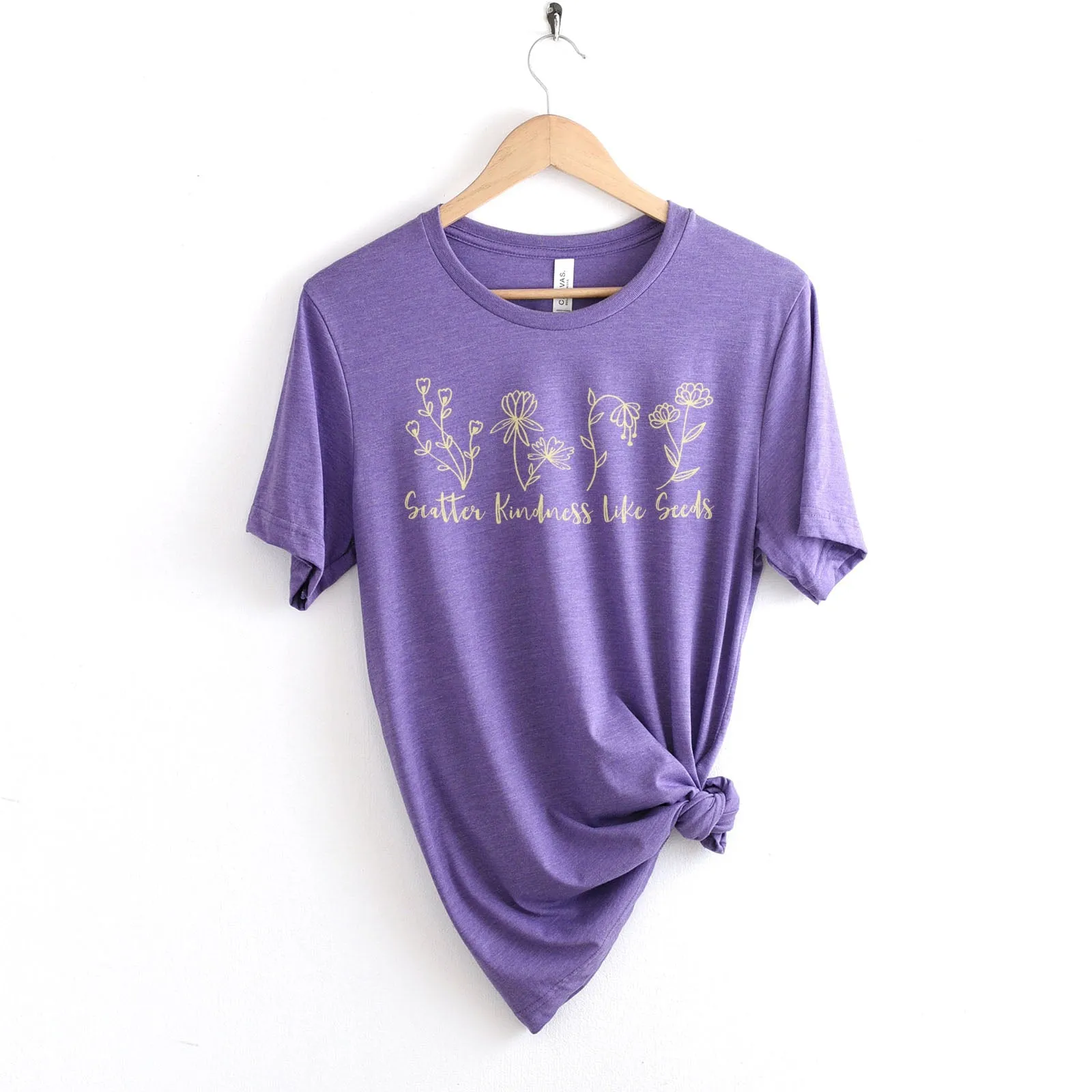Scatter Kindness Like Seeds Tee Shirts For Women - Christian Shirts for Women - Religious Tee Shirts