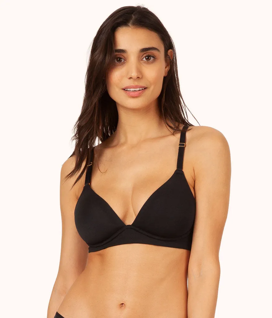 The All-Day Plunge No-Wire Bra Bundle: Jet Black/Toasted Almond