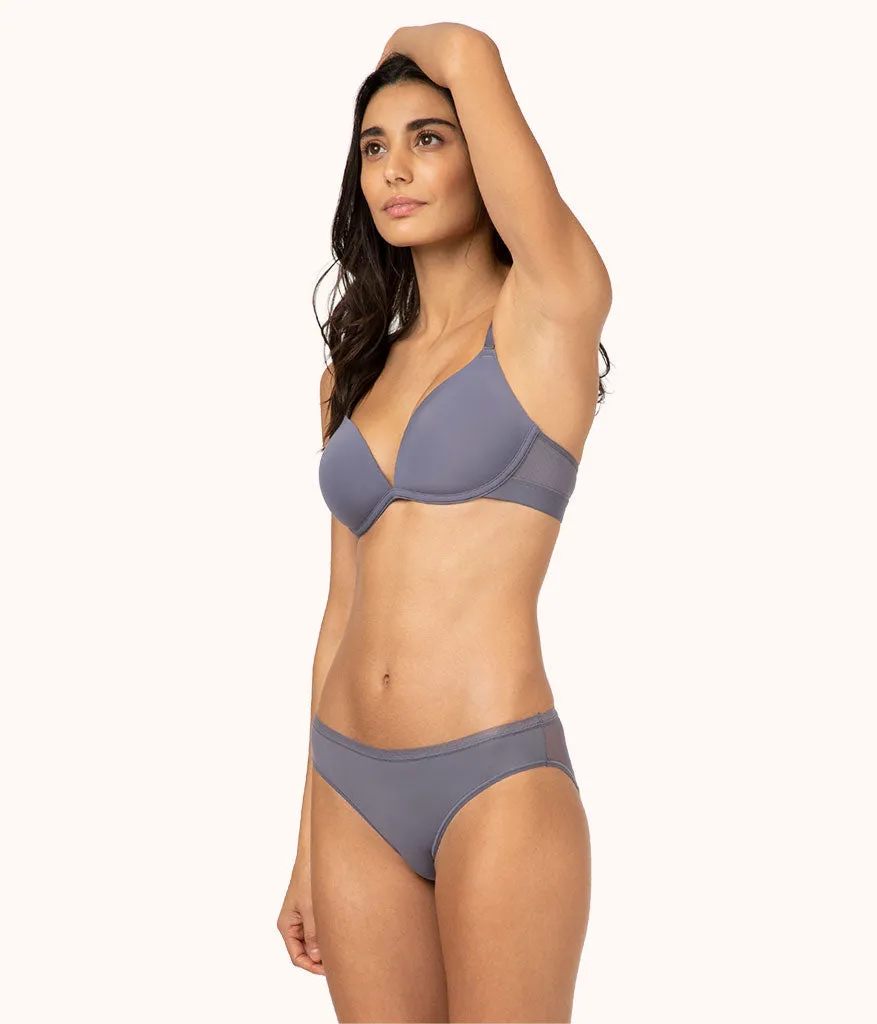 The Deep V No-Wire Push-Up Bundle: Toasted Almond/Smoke