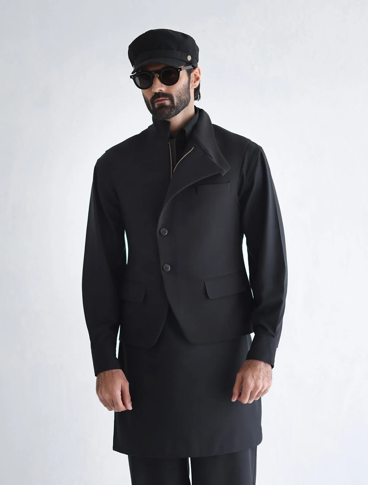 TRENCH COLLAR WAISTCOAT