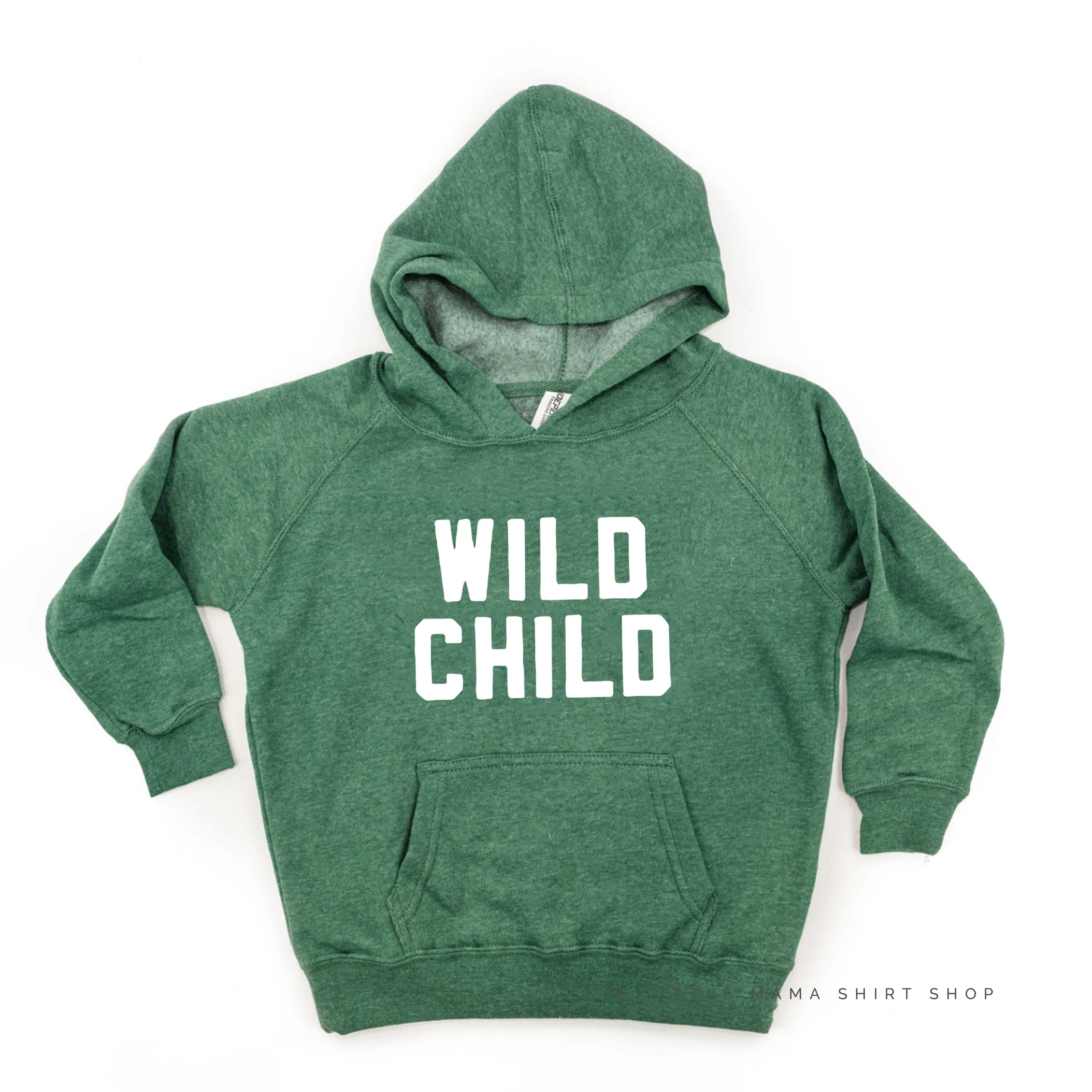 WILD CHILD - Block Font - Child Hoodie