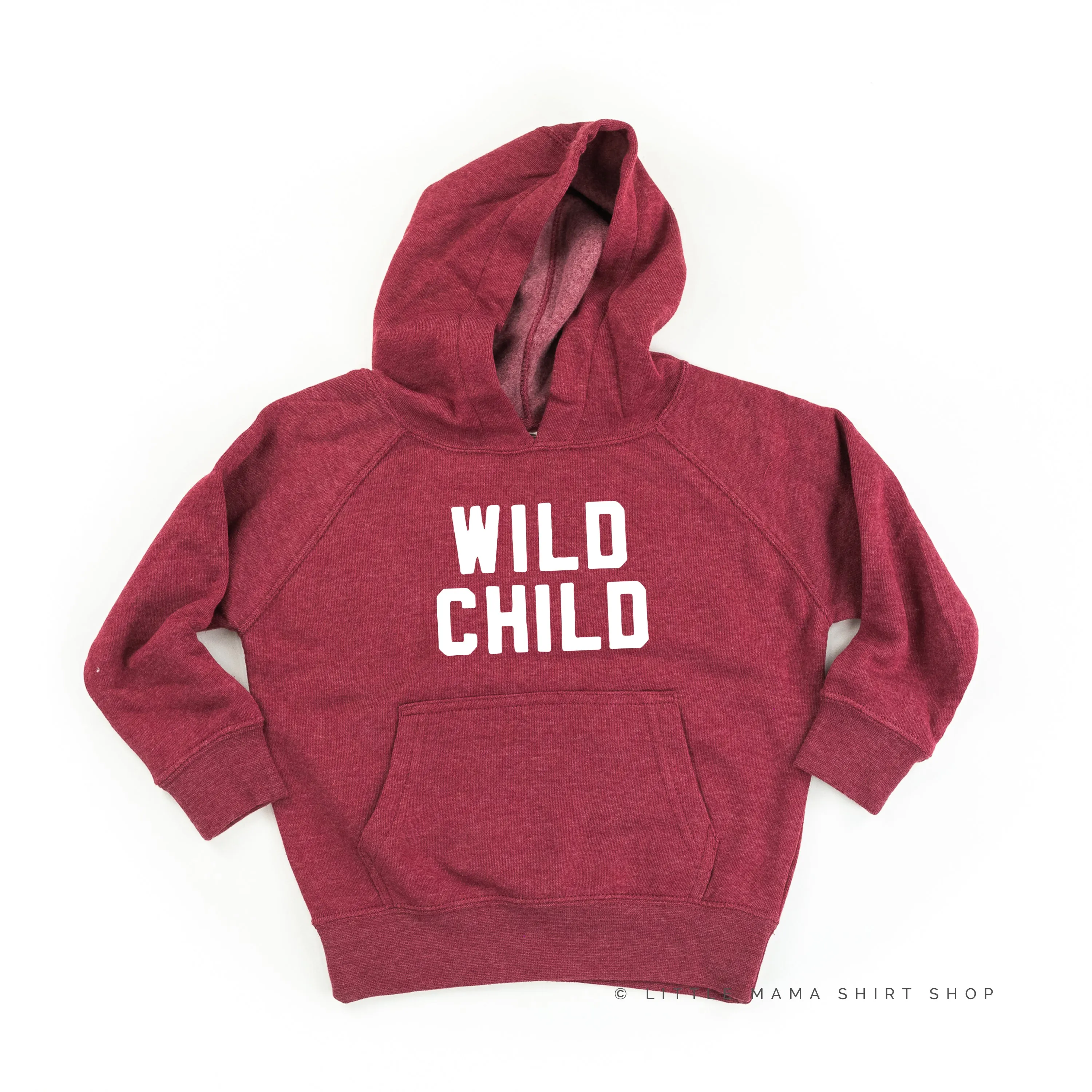 WILD CHILD - Block Font - Child Hoodie