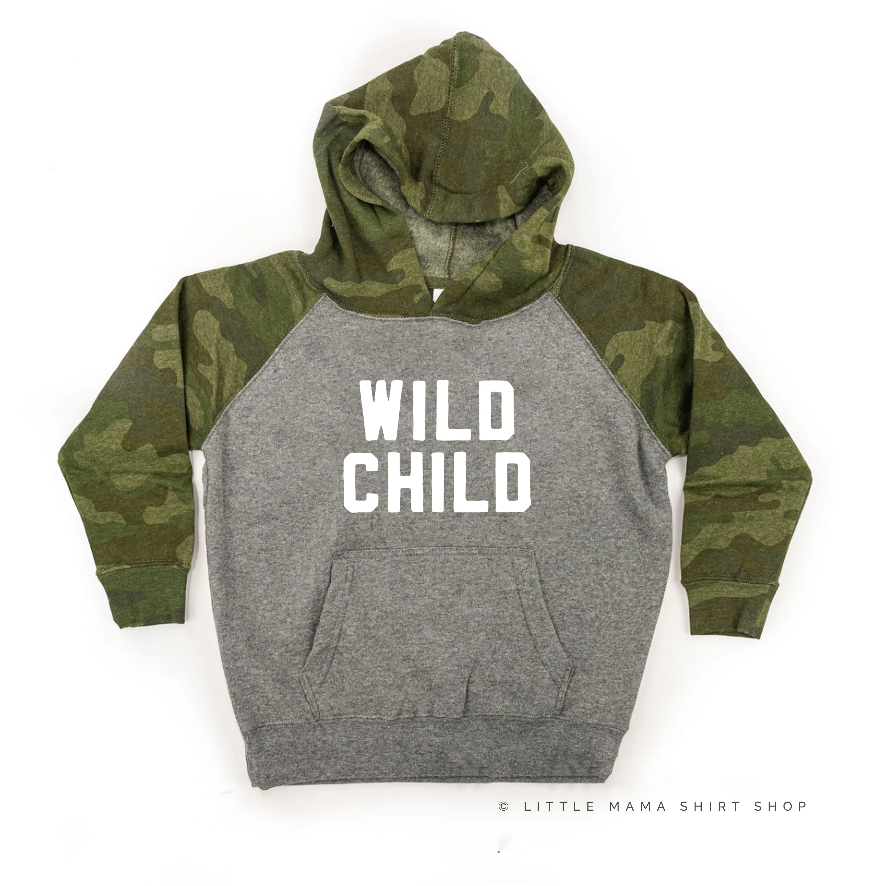 WILD CHILD - Block Font - Child Hoodie