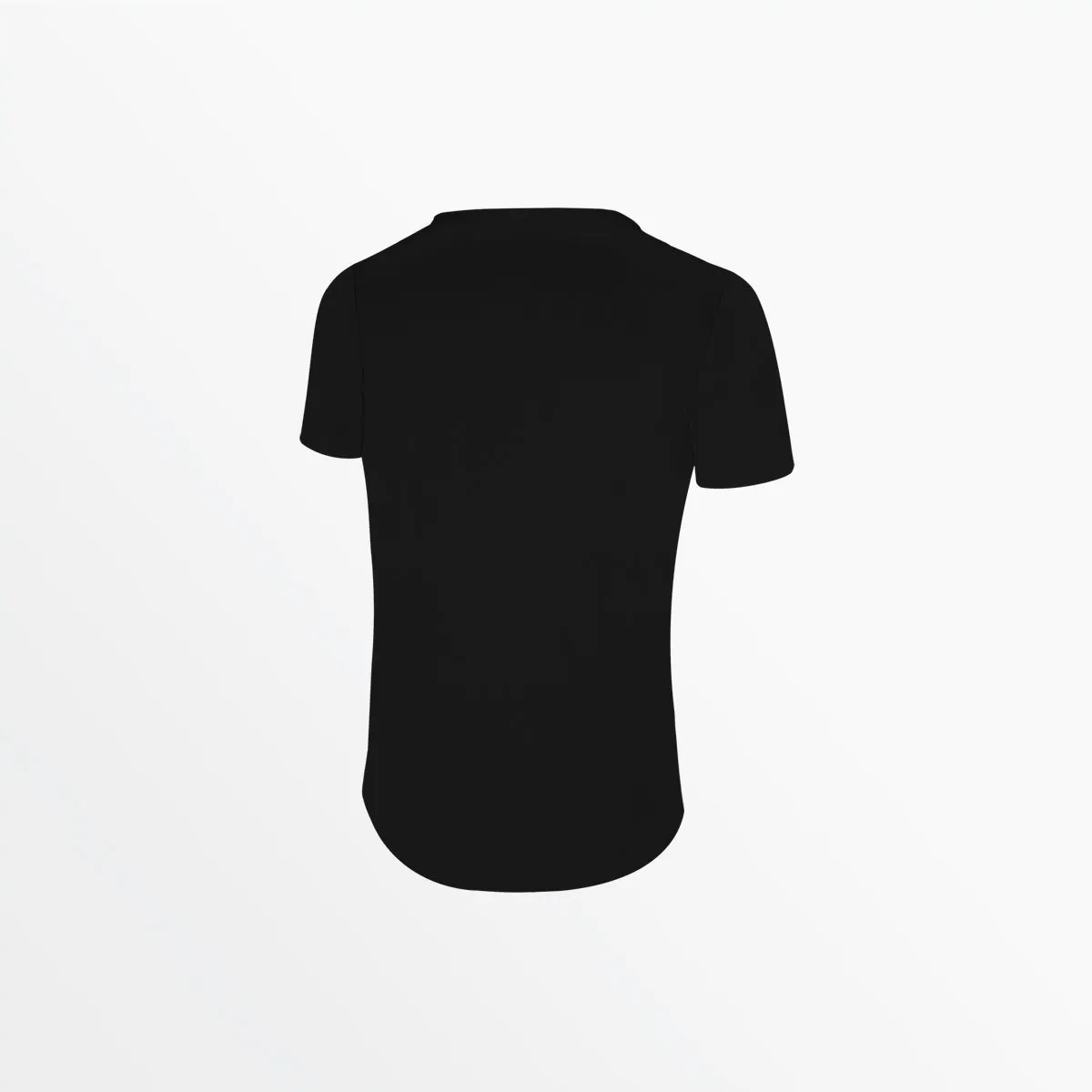 WOMEN'S LIFESTYLE  CS DRY SCOOP TEE WITH CENTER LOGO